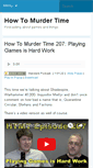 Mobile Screenshot of howtomurdertime.com